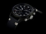 Strond DC-3 MKll aviation Swiss movement all black