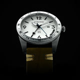 SSC-101 24h GMT, All Stainless Steel & Cream