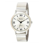 Ravel Mens Expander Bracelet Watch - Silver Dial, Silver Strap