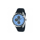 Henley Men's Multi Eye Blue Dial With Black Sports Silicone Rubber Strap Watch H02209.6